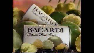 1986 Bacardi Mixers quotPerfectly simple Simply perfectquot TV Commercial [upl. by Redliw]