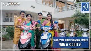 Super Saravana Stores Pandigai Kondattam  Scooty Mela  A Grand 100 Days Offer  400 Scooty [upl. by Wertz]