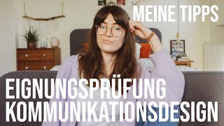 Eignungsprüfung Kommunikationsdesign  Tipps und Infos für die Vorbereitung [upl. by Daffy290]