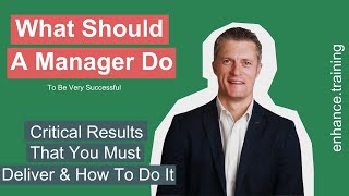 Understanding The Purpose Of A Manager – What Should A Manager Do To Be Very Successful [upl. by Draillih275]