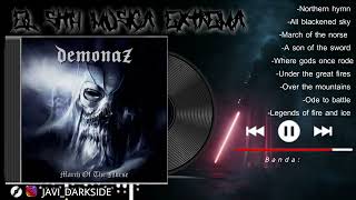 DEMONAZ quotMarch Of The Norsequot 2021 Noruega EL SITH MUSICA EXTREMA Black Metal [upl. by Kalin722]