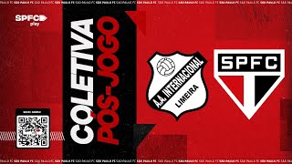 COLETIVA PÓSJOGO INTER DE LIMEIRA X SÃO PAULO  SPFC PLAY [upl. by Unni]