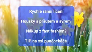 VLOG 6 Březen Líčení pečení tipy na xxl punčocháče nákup z fast fashion [upl. by Saticilef147]