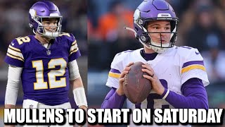 BREAKING Vikings to Start Nick Mullens at Quarterback Against the Bengals [upl. by Iain629]