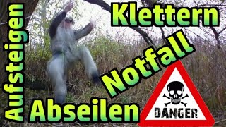 Klettern Aufsteigen und Abseilen  Techniken im Notfall №087 [upl. by Neomah]