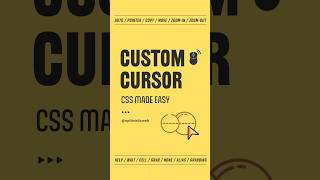 Unleash Creativity Using CSS Custom Cursors [upl. by Cartwell]