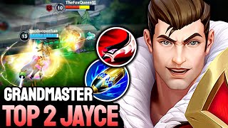 WILD RIFT JAYCE  TOP 2 JAYCE GAMEPLAY  GRANDMASTER RANKED [upl. by Yelwah941]