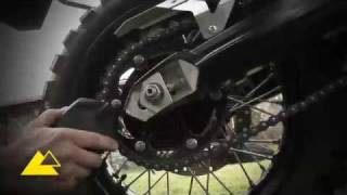 Touratech swingarm axle cover BMW F800GS F650GSTwin [upl. by Vanderhoek]