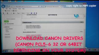 How to download Canon IR Series Printer Driver [upl. by Chin]