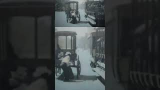 🎥 1903 Mail Car and Wagon on the Streets  Historic Footage Restored in Full Color 🚋 [upl. by Lerrud398]