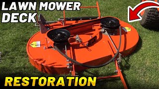 LAWNMOWER CUTTING DECK RESTORATION [upl. by Selden]