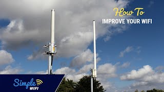 How to increase your routers WiFi signal using high power antennas 24Ghz5Ghz [upl. by Ennaitak]