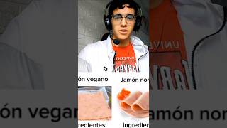 Jamón vegano vs jamón normal [upl. by Marteena]