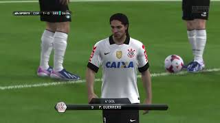 Corinthians x Grêmio Amistosos FIFA 14 [upl. by Sorcha]