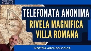 Turchia Telefonata anonima rivela villa romana con splendidi mosaici [upl. by Billie]