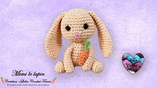 Mimi le lapin Amigurumi Crochet quotLidia Crochet Tricotquot [upl. by Lucey]