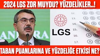 2024 LGS sınavı zor muydu Yüzdelik dilim ve taban puanı değişecek [upl. by Lunseth]