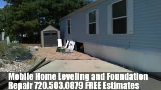 Double Wide Modular Home Leveling [upl. by Tucker]