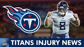 MAJOR Titans Injury News ON Treylon Burks amp Will Levis  Titans Sign MASSIVE Defensive Lineman [upl. by Eeroc108]