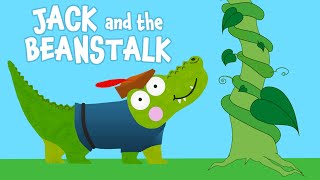 Silly Crocodile Plays Jack And The Beanstalk  Fairy Tales For Kids [upl. by Aysab61]