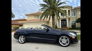 FOR SALE 2011 MERCEDES BENZ E350 CONVERTIBLE  AMG WHEELS  CONTACT US TODAY [upl. by Orson917]