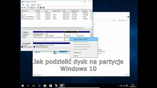 Jak podzielić dysk na partycje Windows 10 [upl. by Tsuda]