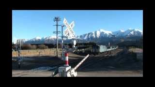 KiwiRail train  The TranzAlpine Departing Springfield 87 2012 [upl. by Notslah]