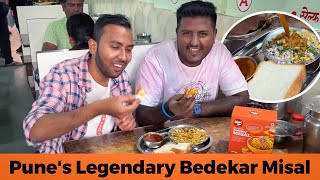 Punes Legendary Bedekar Misal  Third Generation Selling Authentic Misal in Pune Maharashtra [upl. by Ainaznat444]