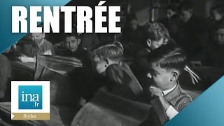 La rentrée des classes en 1945  Archive INA [upl. by Llehcor421]