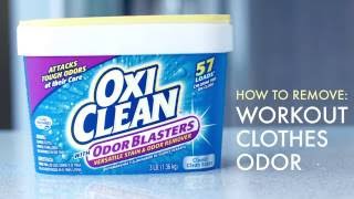 How to Remove Odor from Workout Clothes with OxiClean™ [upl. by Aeneas118]