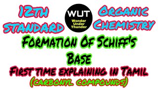 12th standard Organic ChemistryPreparation of Schiffs Base in TamilFirst TimeCarbonyl Compounds [upl. by Odlopoel199]