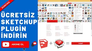 ÜCRETSİZ SKETCHUP PLUGIN KURMA  Plugin KURAMAMAYA SON [upl. by Eisdnil]