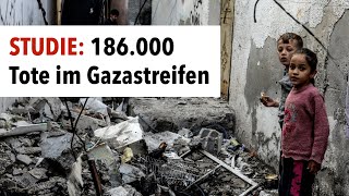 Neue Studie enthüllt radikal höhere Todesrate im Gazastreifen [upl. by Anits]