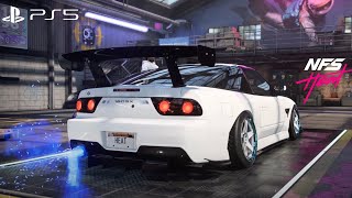 🔥 Nissan 180SX Type X 96 Custom Build  800 HP Drift Beast  Need for Speed Heat Builds [upl. by Jackqueline416]