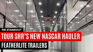 PRI Standout Tour StewartHaas Racings New NASCAR Featherlite Trailer [upl. by Pilar]