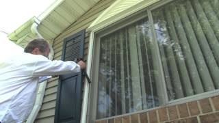 Perfect Shutters inc Vinyl Shutters Installation Instructions [upl. by Akemad]