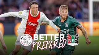 BETTER PREPARED 🧐📊  Ajax 🆚 NEC [upl. by Arerrac47]