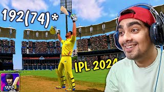 MS Dhoni 19274 CSK Vs GT WCC3 IPL 2024 [upl. by Eseenaj58]