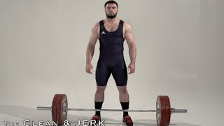 CLEAN and JERK  Olympic weightlifting [upl. by Isdnil]