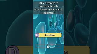 Test de Células N°2 ¿Cuánto Sabes de Biología quiz células [upl. by Assenal94]