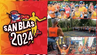 Medio Maratón San Blas 2024  Vlog 143 [upl. by Eecak]