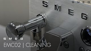 How to Clean and Maintain your Machine  Smeg EMC02 [upl. by Wallache]