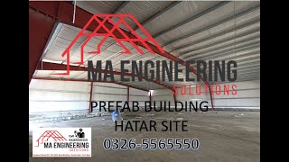 Prefab Steel Building Hataar Site [upl. by Oer]