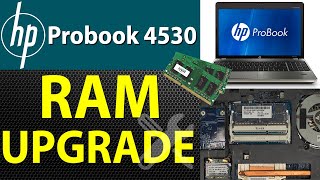 Hp Probook 4530 Ram Upgrade 💻 [upl. by Bascio552]