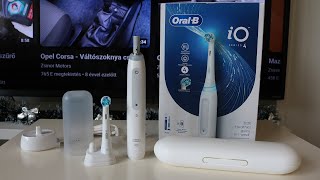 OralB iO Series 4  Unboxing Test amp Cleaning [upl. by Hallerson]