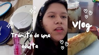 Chica introvert haciendo trámites de adulta por online maquillaje comiendo  vlog [upl. by Ylrae]