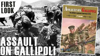 Assault on Gallipoli 2nd Edition Overview amp First Look  Hexasim Games  World War 1 Boardgame [upl. by Halullat]