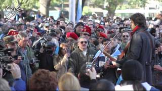 ¨HEROES DE MALVINAS¨ Ciro acompaña a los combatientes de Malvinas en el desfile realizado el 20613 [upl. by Hubert]