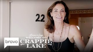 Luann de Lesseps amp Sonja Morgan Show Off Their Motel Benton Rooms  Welcome To Crappie Lake  Bravo [upl. by Gerick]