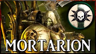 MORTARION  Pale King  Warhammer 40k Lore [upl. by Tloh99]